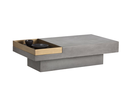 Sunpan Quill Coffee Table Rectangular