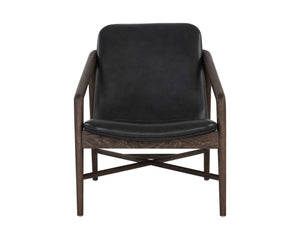 Cinelli Lounge Chair  Distressed Brown