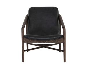 Cinelli Lounge Chair  Distressed Brown