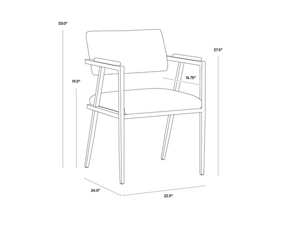 Ventouz Dining Armchair