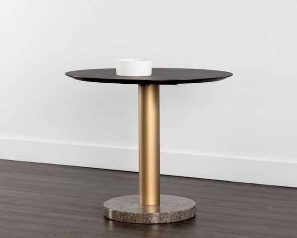 Monaco Bistro Table  Gold - 35.5"