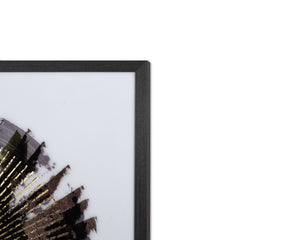 Seeing Green  41" X 41"  Charcoal Frame