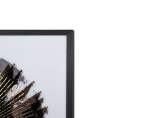 Seeing Green  41" X 41"  Charcoal Frame