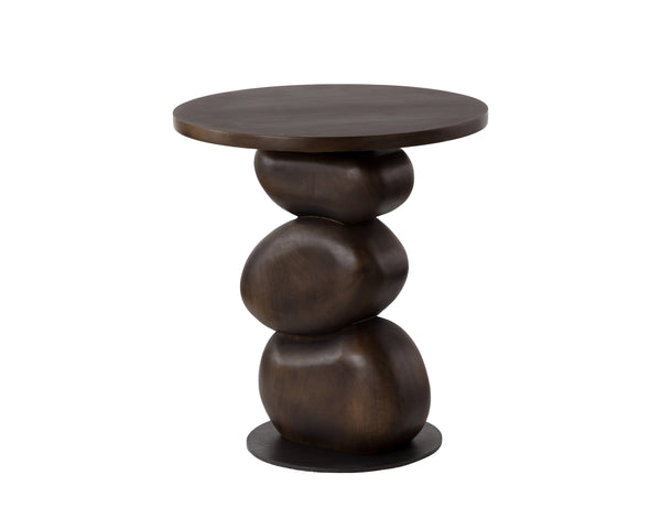 Paplo End Table Medium Brown