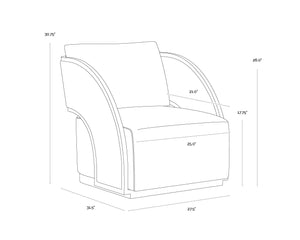Baz Swivel Lounge Chair