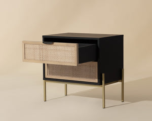 Avida Nightstand  Champagne Gold
