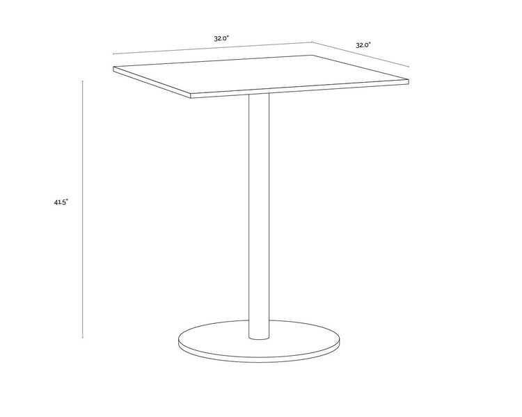 Enco Bar Table Square