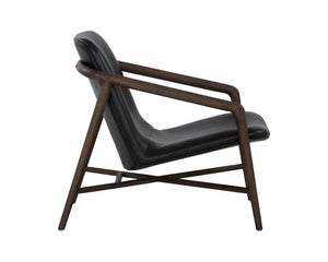 Cinelli Lounge Chair  Distressed Brown