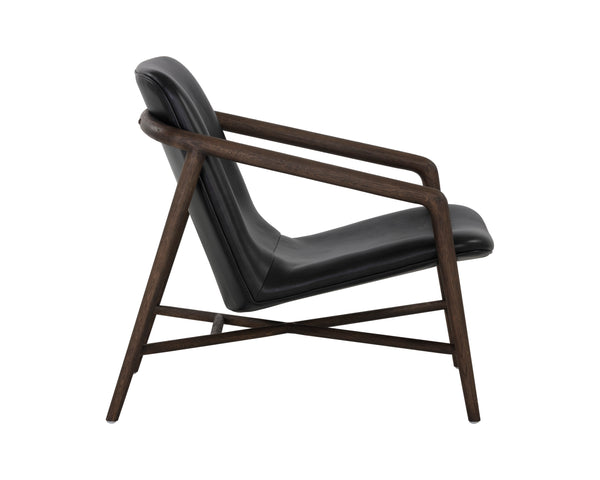Cinelli Lounge Chair  Distressed Brown