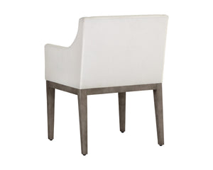 Malik Dining Armchair  Ash Grey