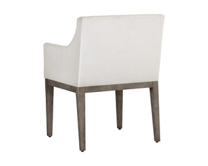 Malik Dining Armchair  Ash Grey