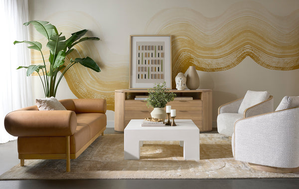 Door To Door (Set Of 2)  36" X 49"  Natural Frame