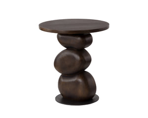 Paplo End Table Medium Brown