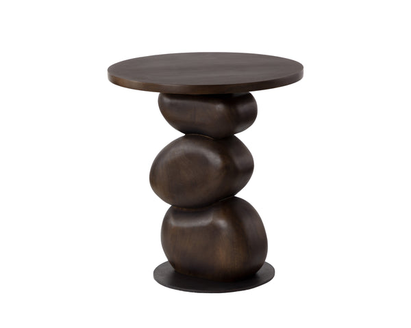 Paplo End Table Medium Brown