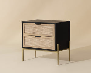 Avida Nightstand  Gold