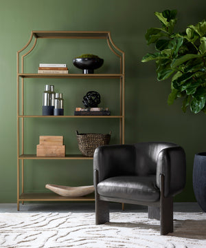 Trine Lounge Chair  Rustic Oak