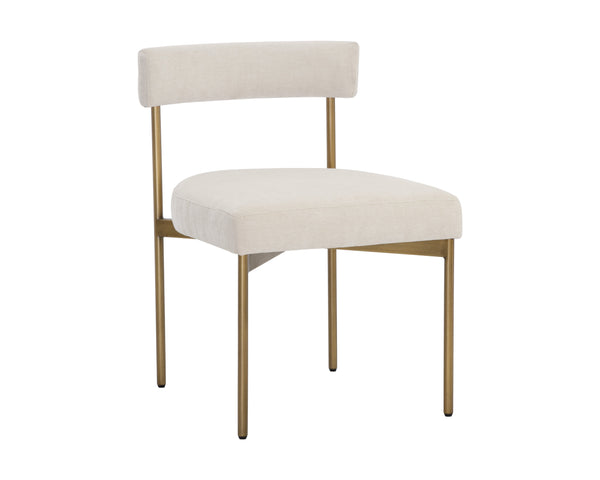 Seneca Dining Chair  Antique Brass  | Set of 2