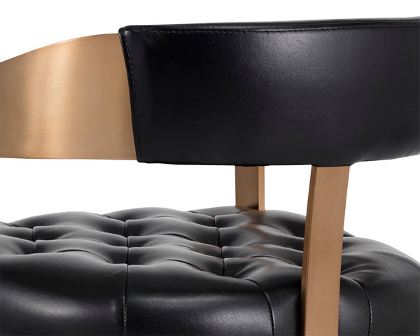 Beaumont Counter Stool  Antique Brass