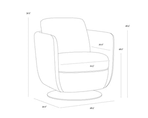 Gilley Swivel Lounge Chair