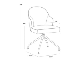 Bretta Swivel Dining Chair