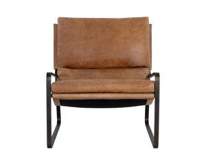 Zancor Lounge Chair  Gunmetal