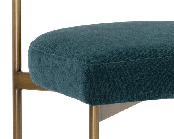 Seneca Dining Chair  Antique Brass  | Set of 2