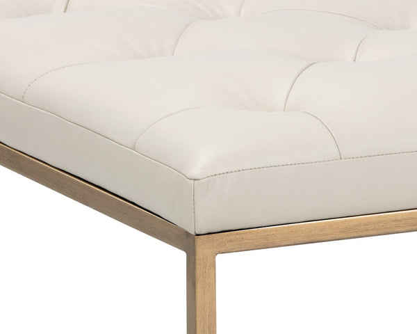 Endall Ottoman  Antique Brass