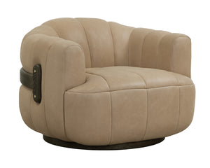 Tadeo Swivel Armchair  Dark Brown