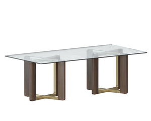 Rejane Dining Table Base  Gold
