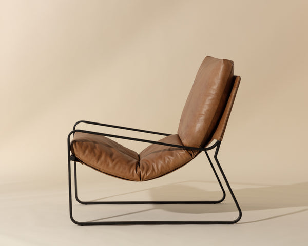 Zancor Lounge Chair  Gunmetal