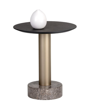 Monaco End Table  Gold