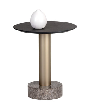 Monaco End Table  Gold