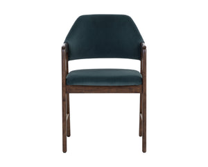 Milton Dining Armchair  Smoke Acacia