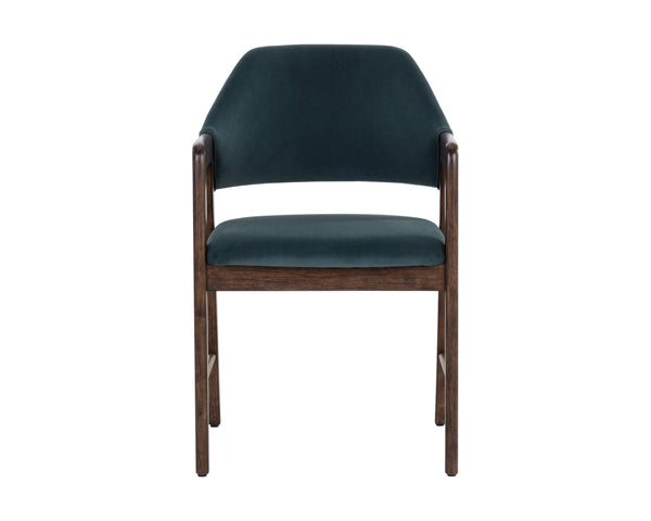 Milton Dining Armchair  Smoke Acacia