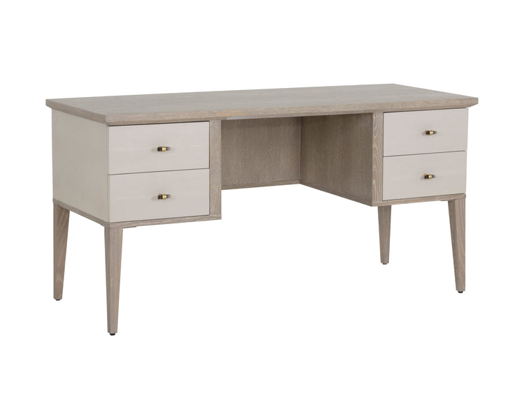 Pattinson Desk  White Ceruse