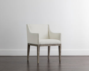 Malik Dining Armchair  Ash Grey