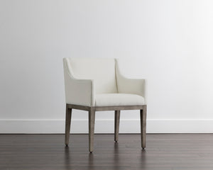 Malik Dining Armchair  Ash Grey