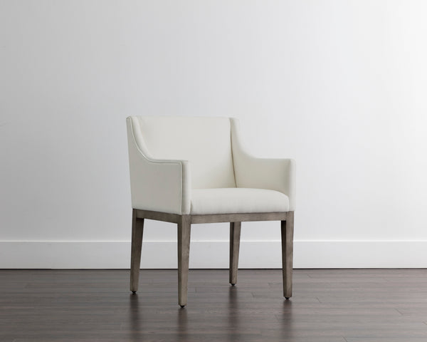 Malik Dining Armchair  Ash Grey