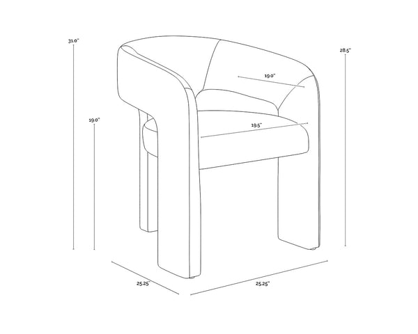 Isidore Dining Armchair