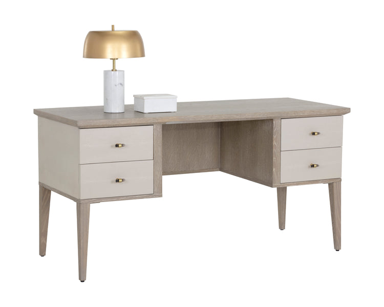 Pattinson Desk  White Ceruse