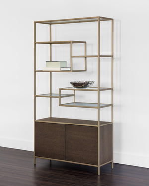 Stamos Bookcase  Black
