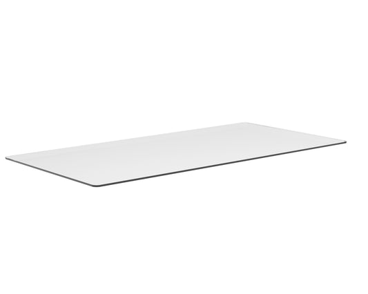 Glass Dining Table Top Rectangular - 96"W