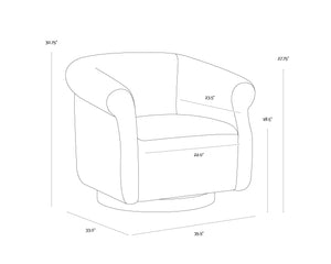 Libby Swivel Lounge Chair