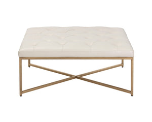 Endall Ottoman  Antique Brass