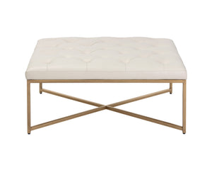 Endall Ottoman  Antique Brass