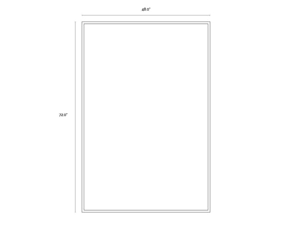 Glacial Rock  48" X 72"  Black Floater Frame