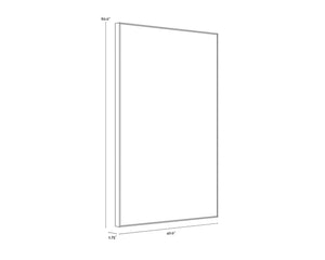 Face To Face (Set Of 2)  40" X 60"  Black Floater Frame