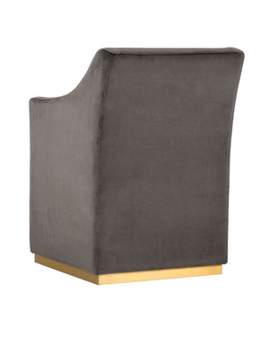 Zane Wheeled Dining Armchair