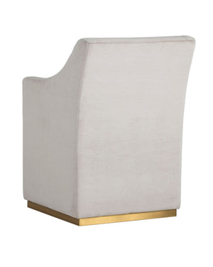 Zane Wheeled Dining Armchair