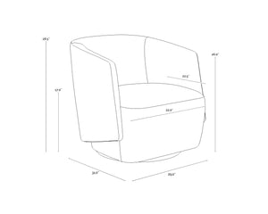 Sarina Swivel Lounge Chair